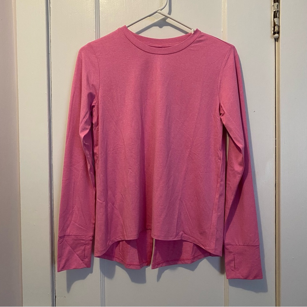 Pink Long Sleeve Kids Tee size L 12-14